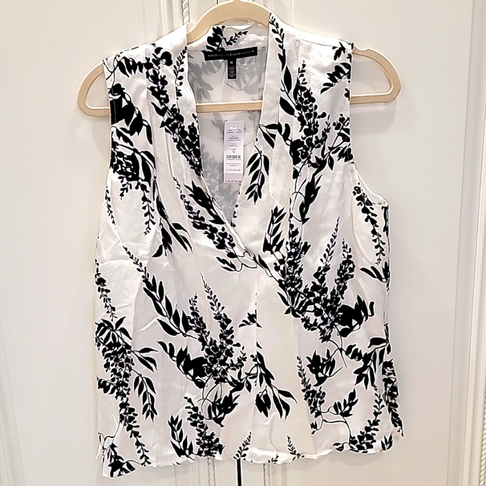WHBM Sleeveless Blouse! NWT!